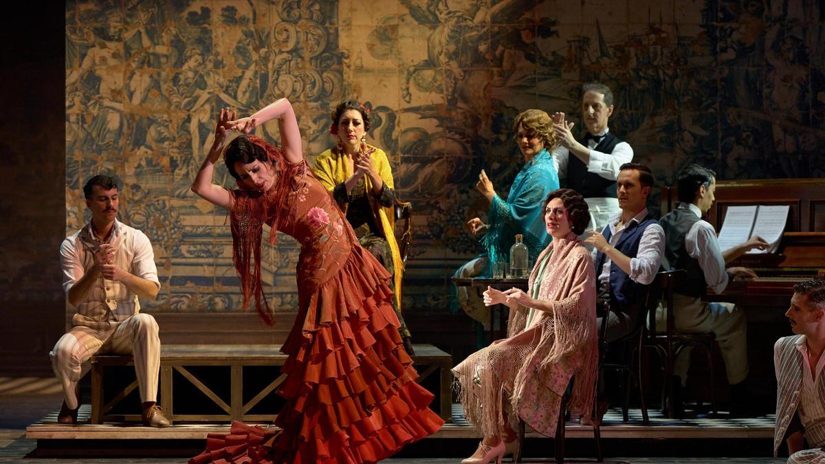 Un momento de la zarzuela de 'La verbena de la paloma'