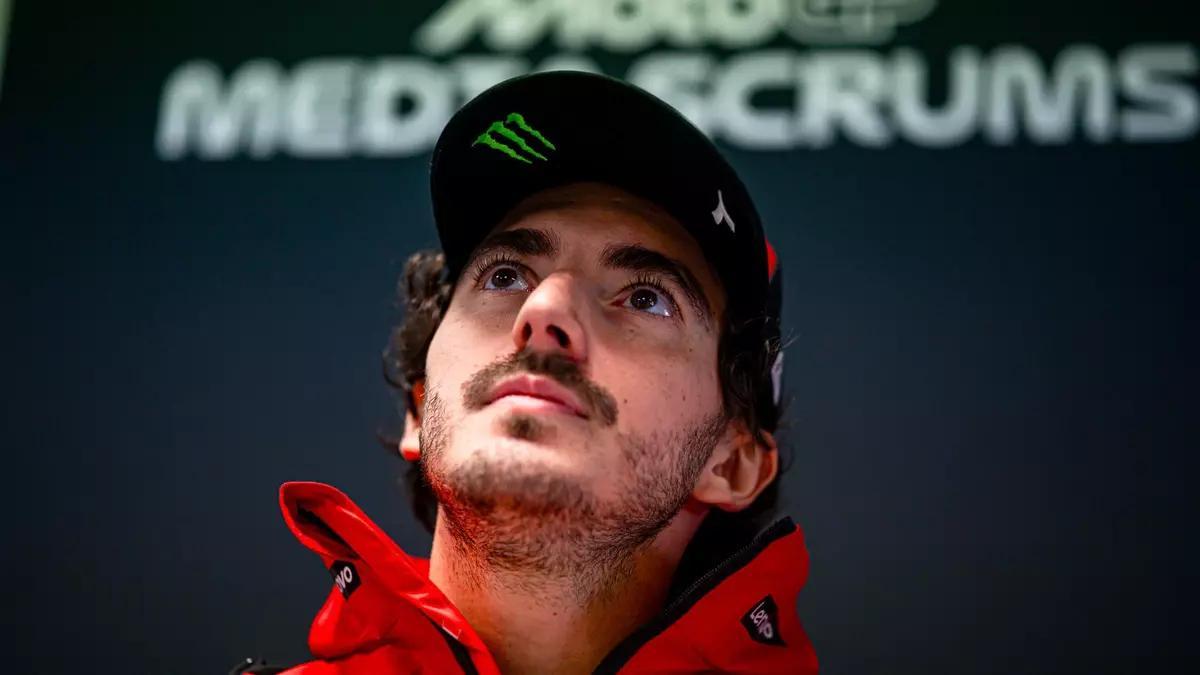 Francesco 'Pecco' Bagnaia, pelito del Lenovo Ducati. / ALEX FARINELLI