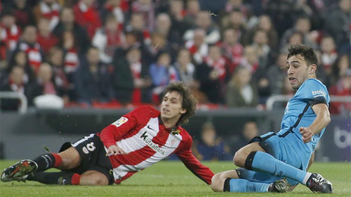 Munir marcó así el 0-1 ante el Athletic