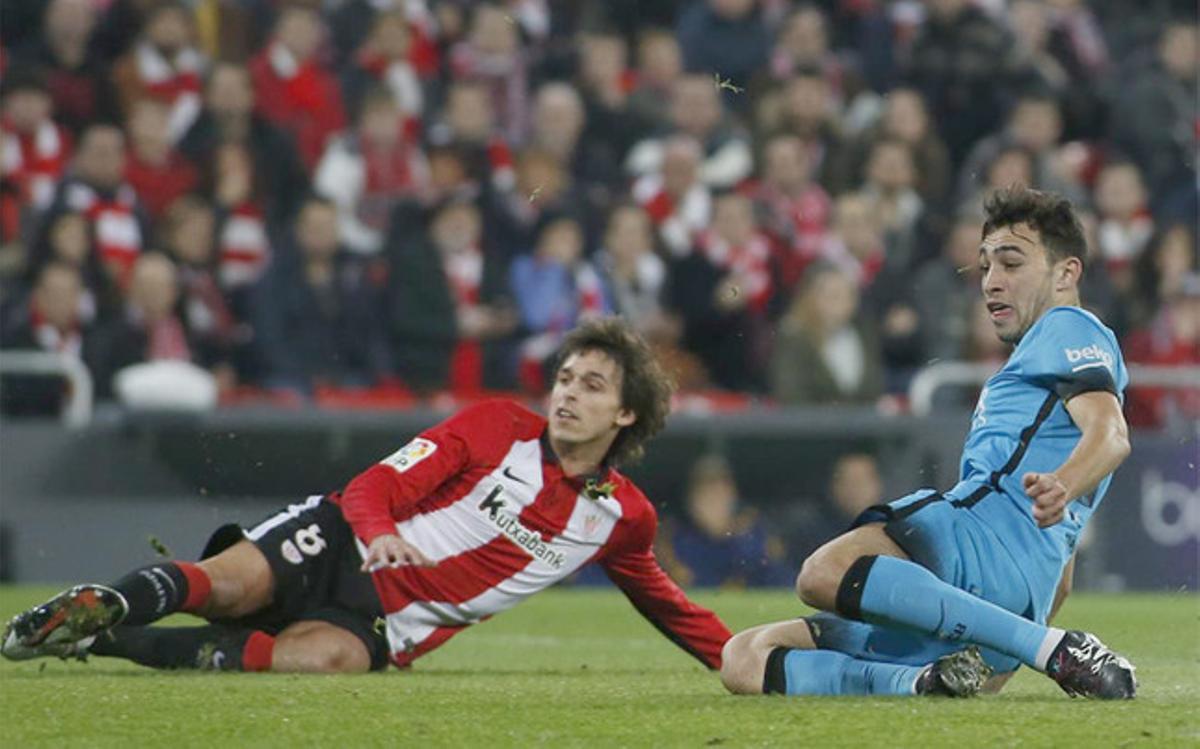 Munir marcó así el 0-1 ante el Athletic