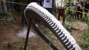 Un enorme trozo de basura espacial aterriza en un pueblo de Kenya.