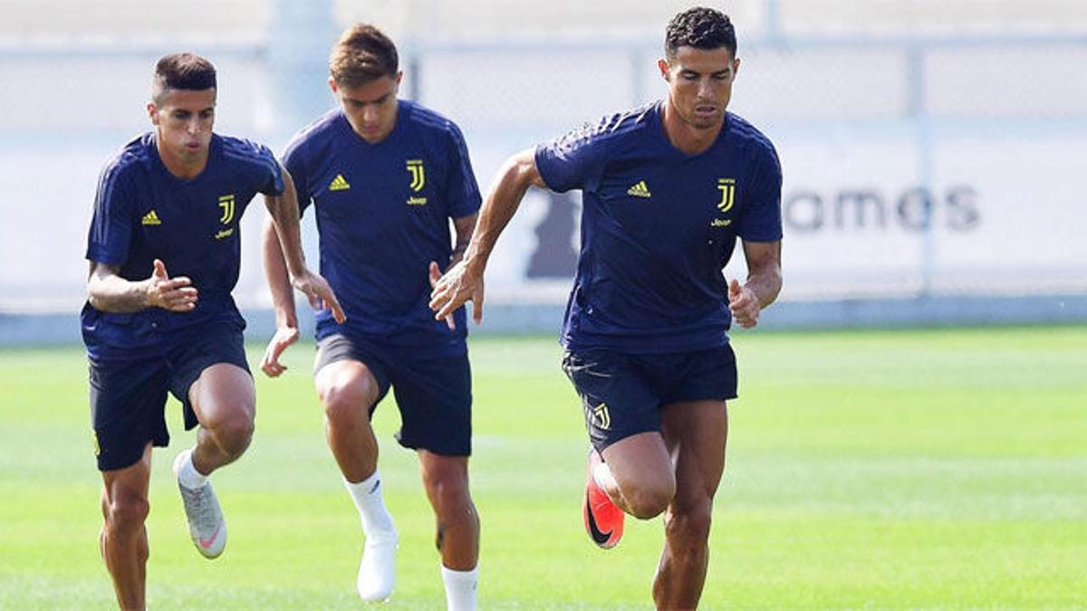 La Juve de Cristiano se prepara para el Valencia