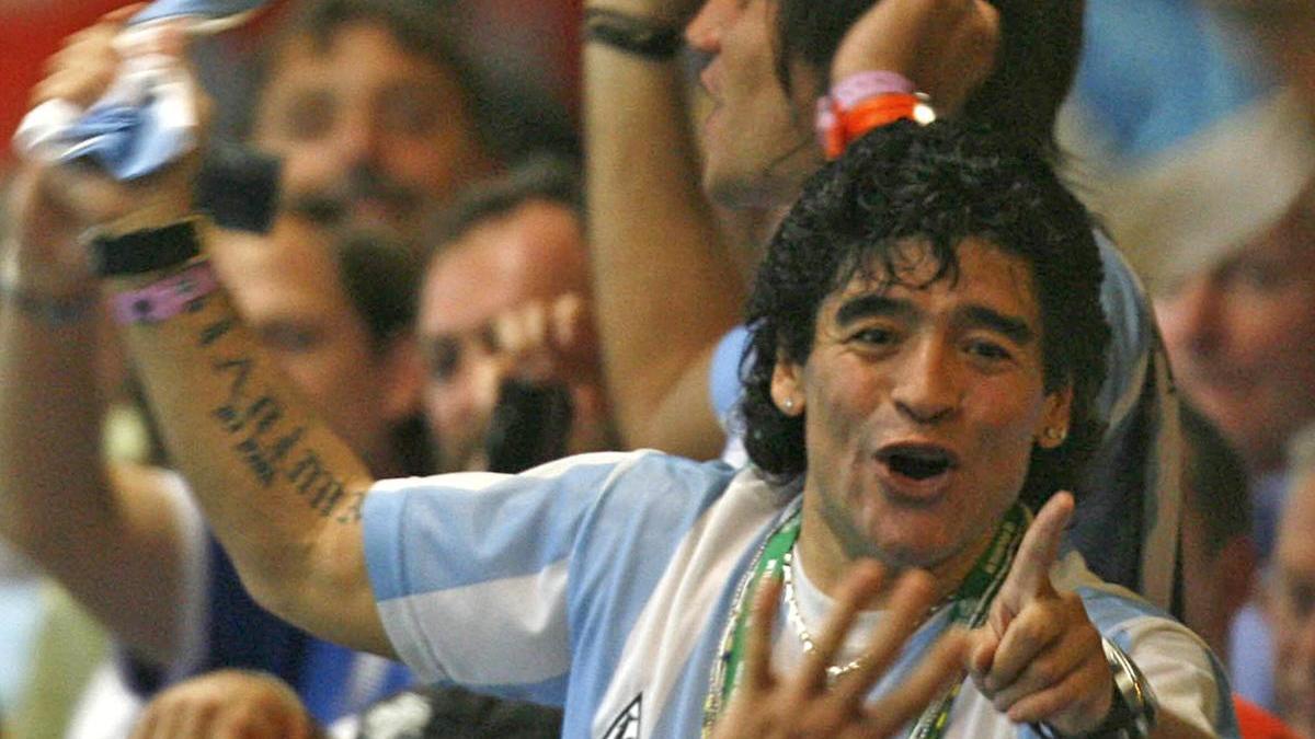 Diego Armando Maradona, en una imagen de archivo.