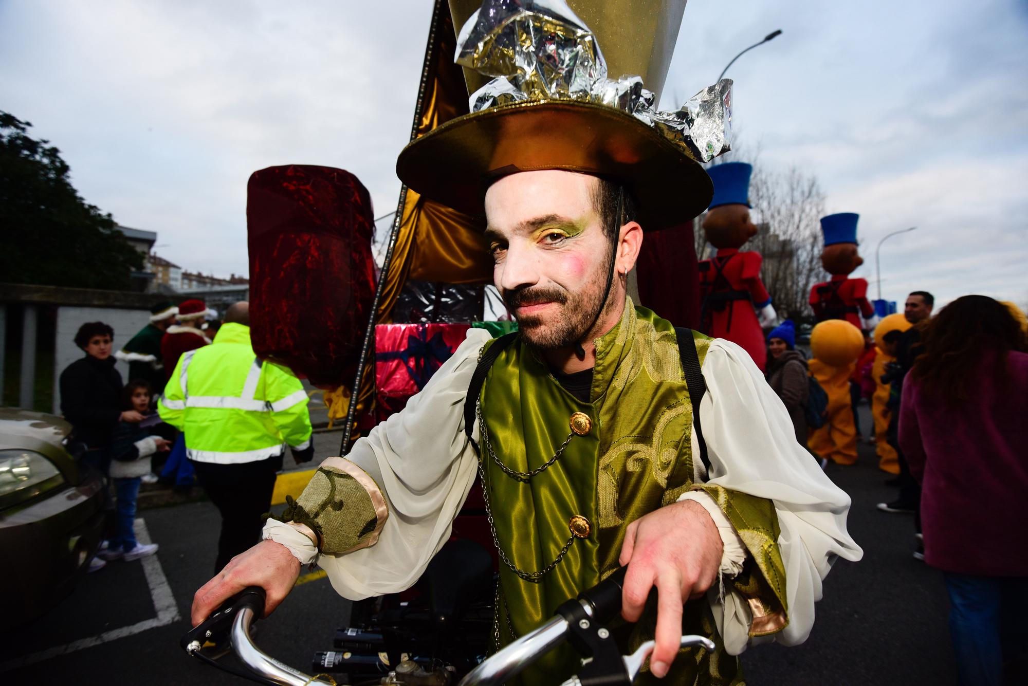 Todas las imágenes de la cabalgata de Reyes Magos 2023 en A Coruña