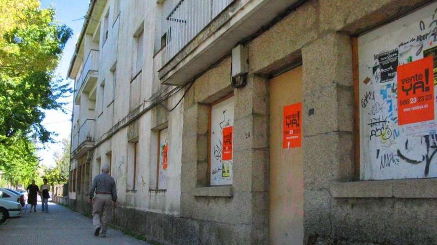 Fachada de las &quot;Casas dos Mestres&quot;, lugar propuesto para el futuro museo de historia. // Faro