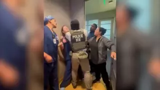 Tenso enfrentamiento en un centro médico de California: empleados frenan la detención de un inmigrante por agentes de ICE