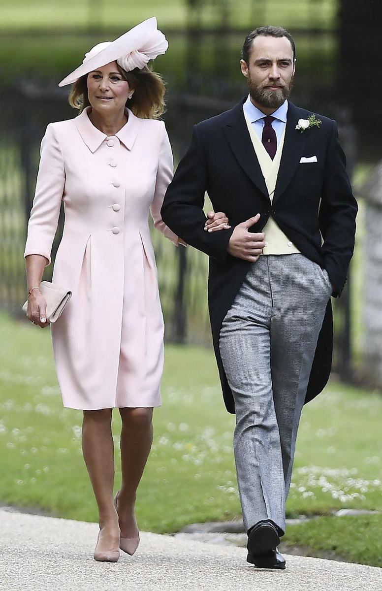 La boda de Pippa Middleton y James Matthews al detalle: Carole Middleton y su hijo James