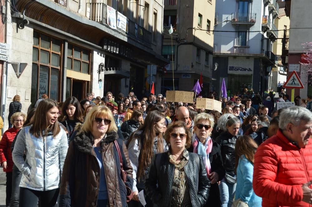 Manifestació del 8-M a Berga