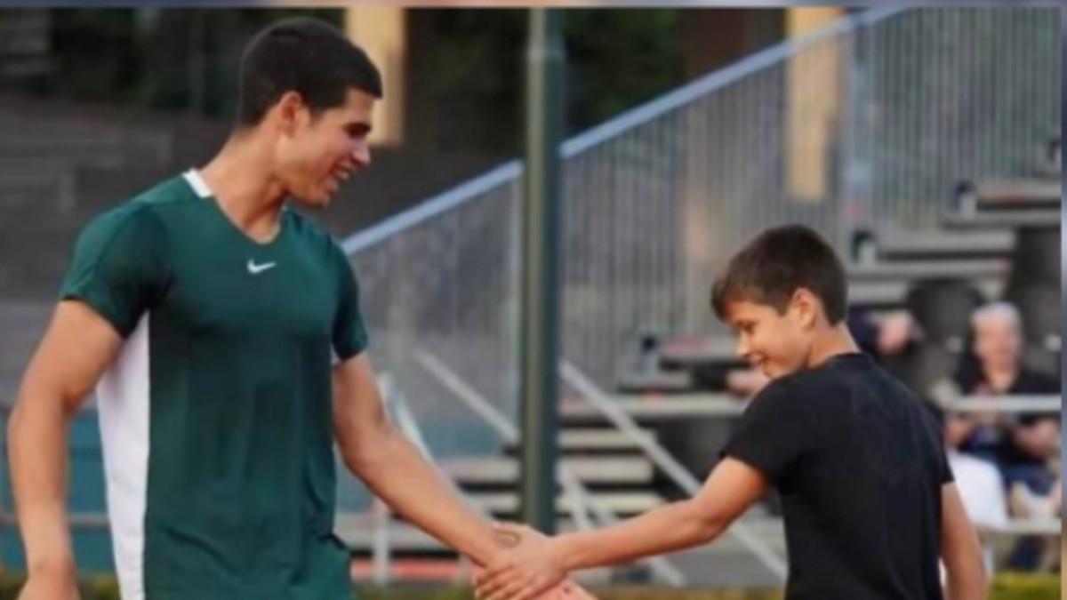 Carlos Alcaraz, junto a su hermano menor Jaime