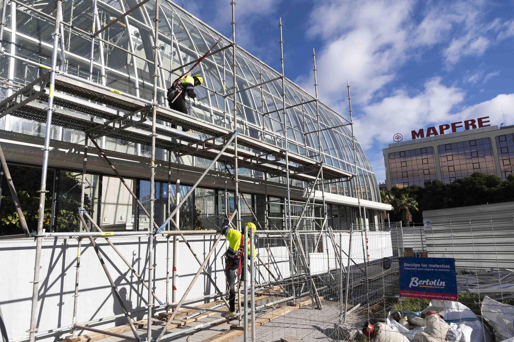 Obras de rehabilitación del Palau de la Música