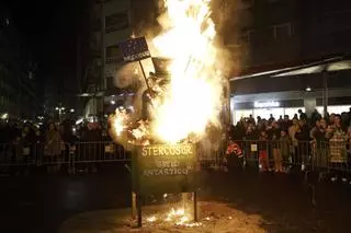 Así ha sido la quema del Meco en Santiago