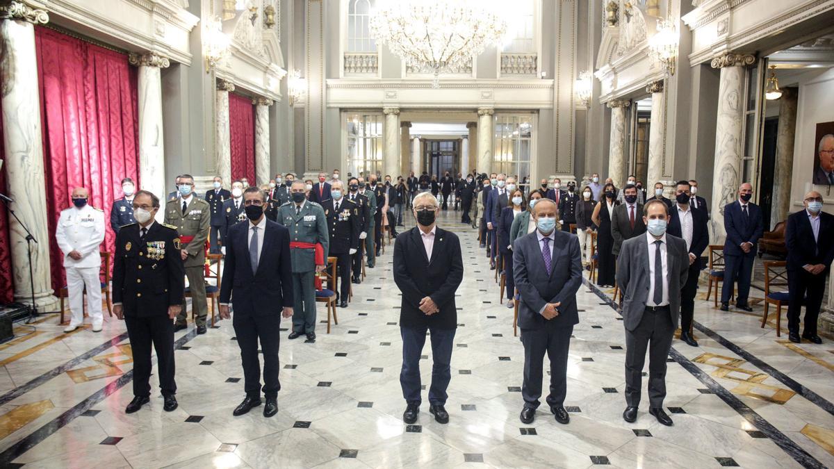 El acto se tuvo que celebrar este año en el Salón de Cristal.