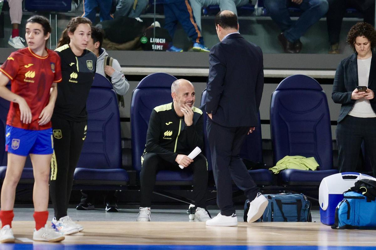 La selección española femenina sub-23 de fútbol sala, en Oviedo La selección española femenina sub-23 de fútbol sala, en Oviedo