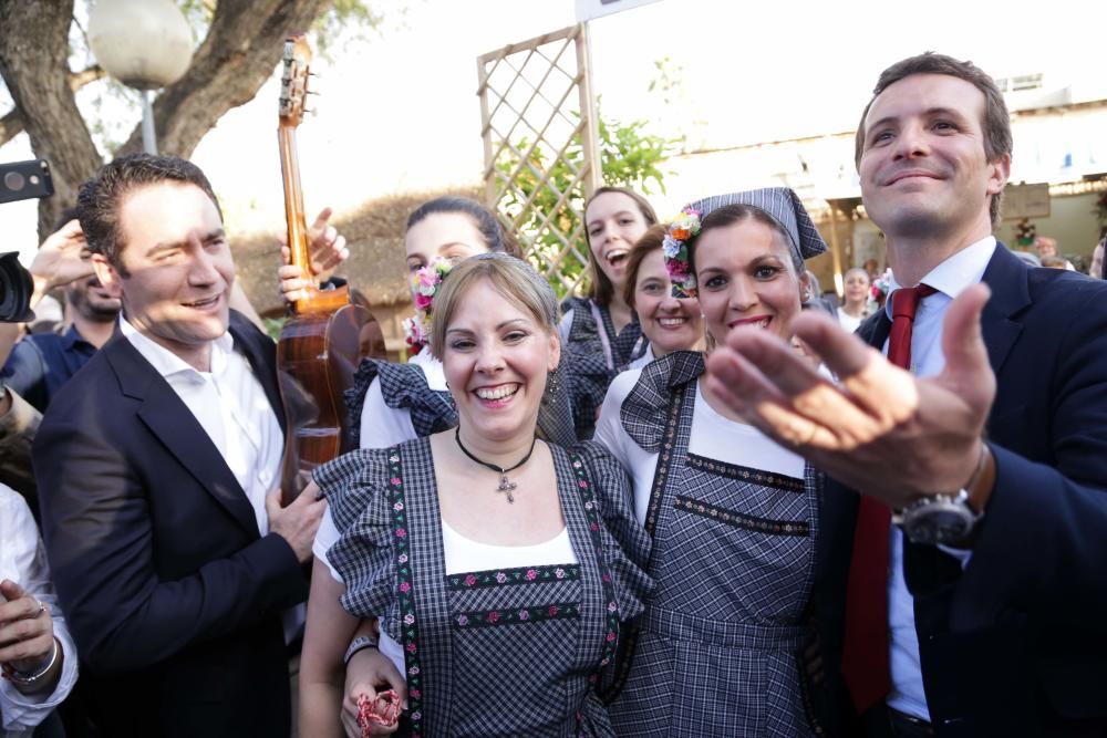 Pablo Casado visita Murcia un día antes del cierre de campaña