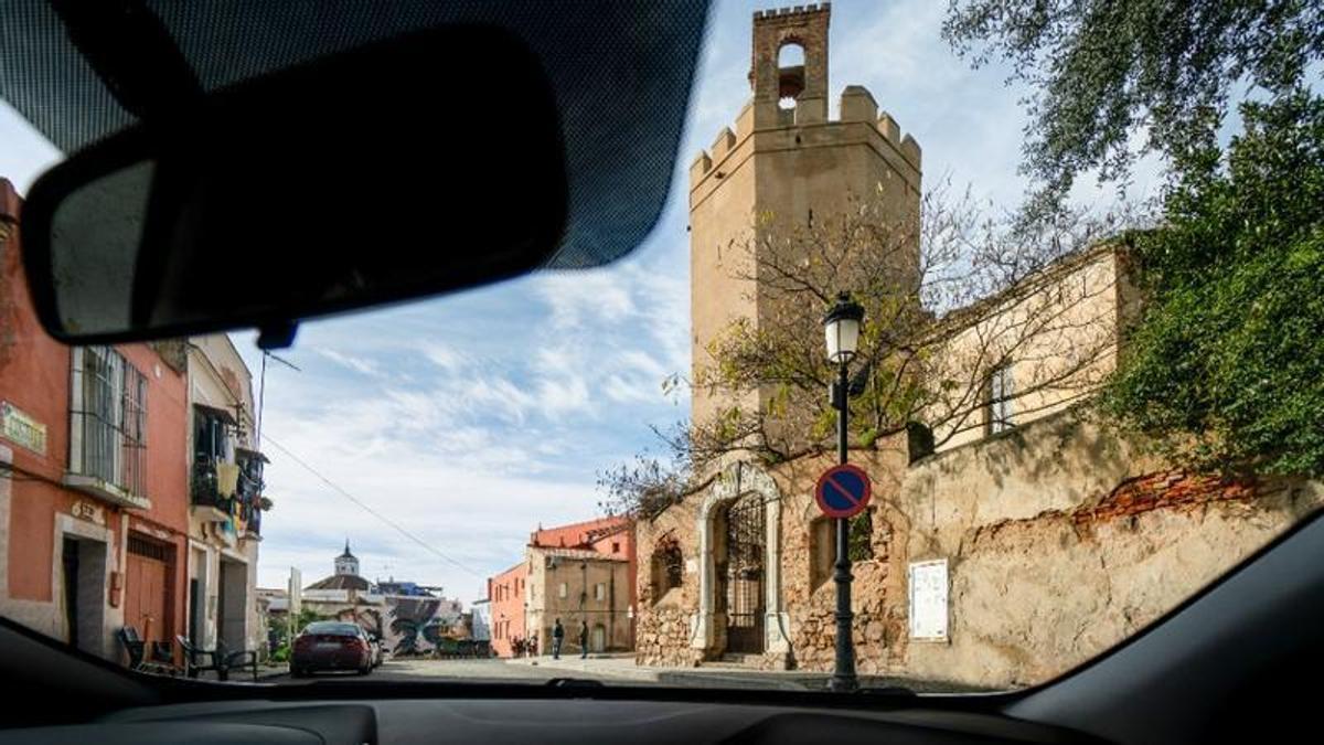 Un conductor en Badajoz.