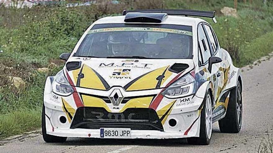 Moreno y hanse, durante el Rallysprint Conservas Rosselló.