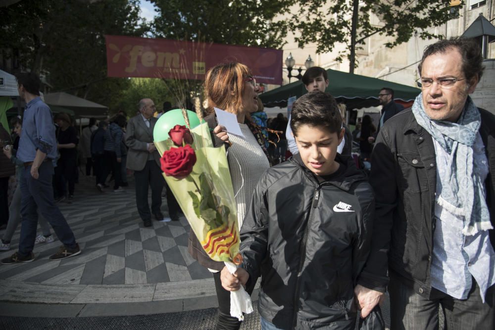 Diada de Sant Jordi a Manresa