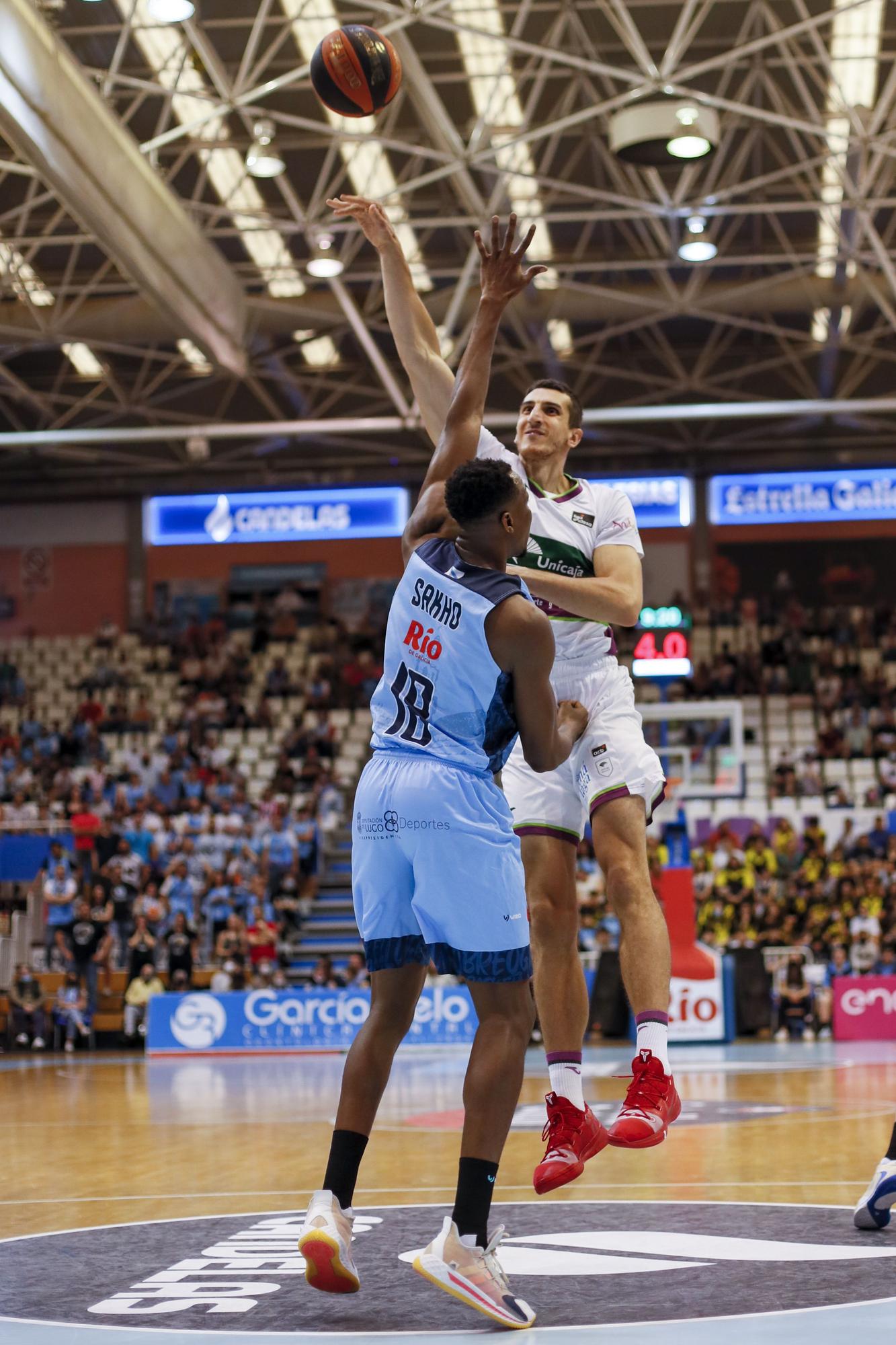 Las imágenes del Breogán Lugo - Unicaja de la Liga Endesa