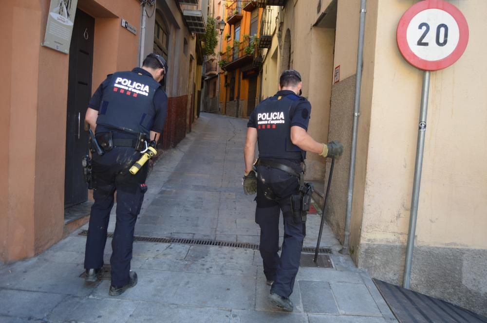 Les entranyes de la Plaça de Sant Pere