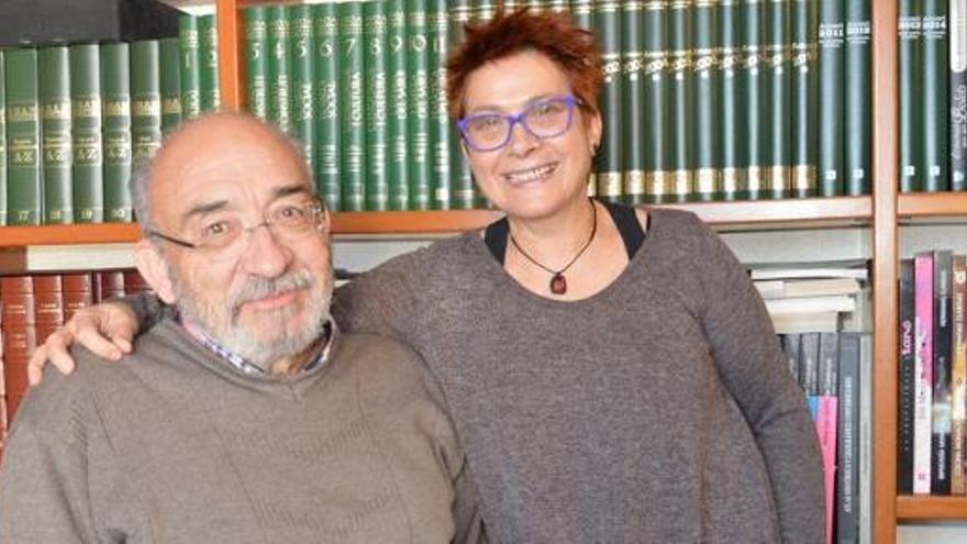 Ramon Camps i Eva García al seu domicili a Berga.