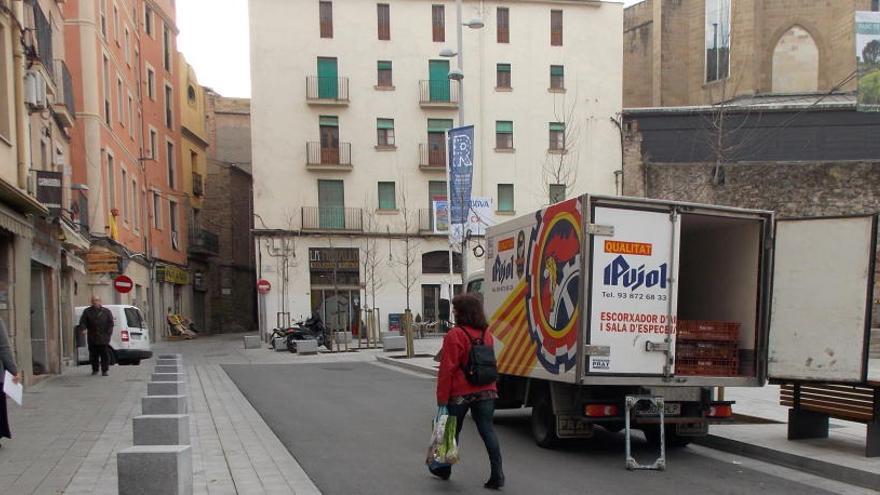 La plaça dels Infants, en una imatge d&#039;arxiu