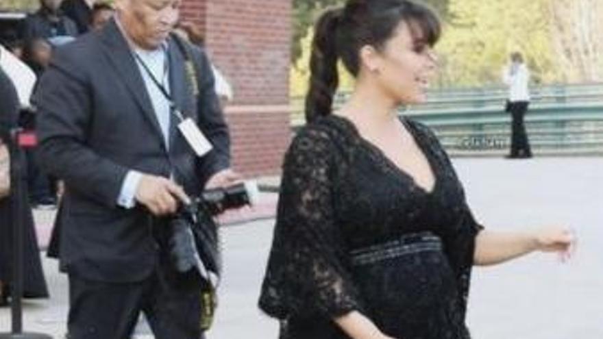 Kim Kardashian en la premiere de 'Temptation'.