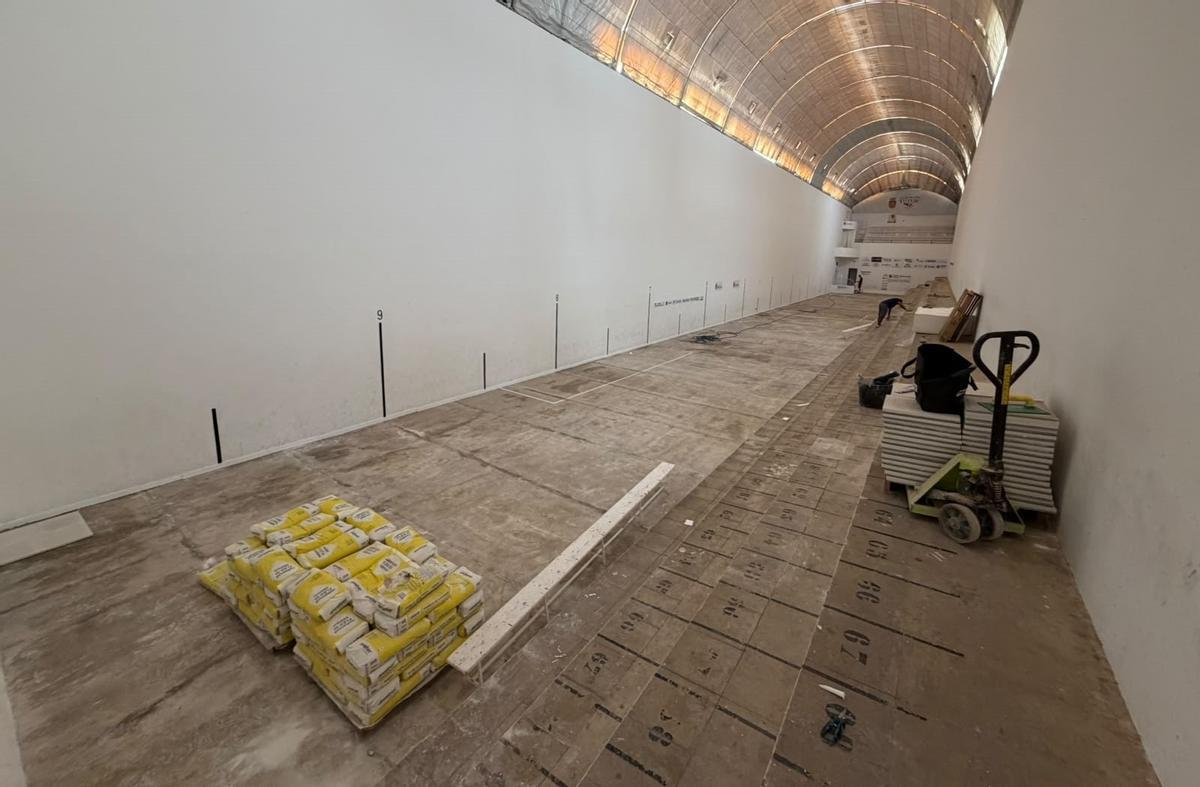 Las obras ya están en marcha en el histórico Trinquet