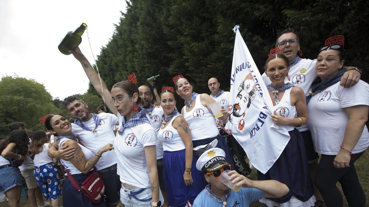 Participantes en el Rally de la Sidra de la pasada edición de San Félix.