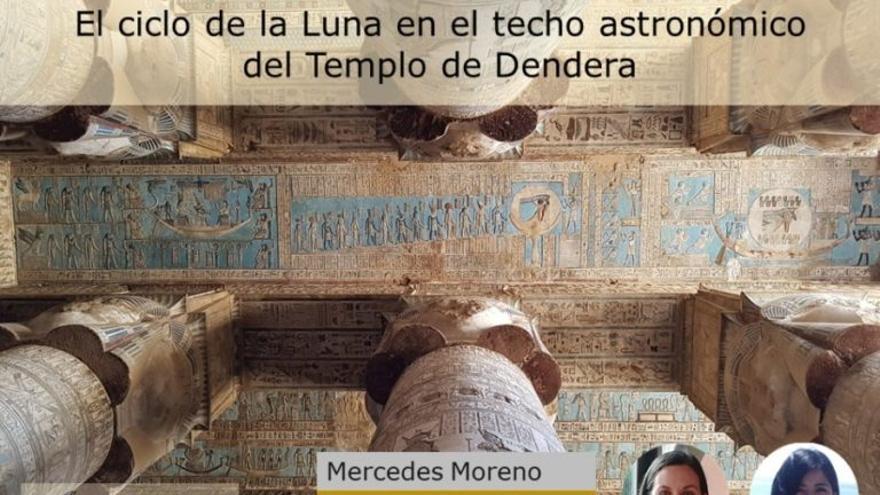 El ciclo de la Luna en el techo astronómico del Templo de Dendera