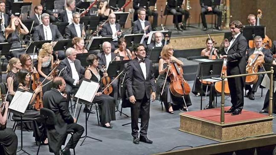 Juan Diego Flórez, el pasado verano en el concierto que ofreció junto a la Simfònica.