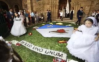 En imágenes: Así fue la celebración del Corpus Christi en Avilés