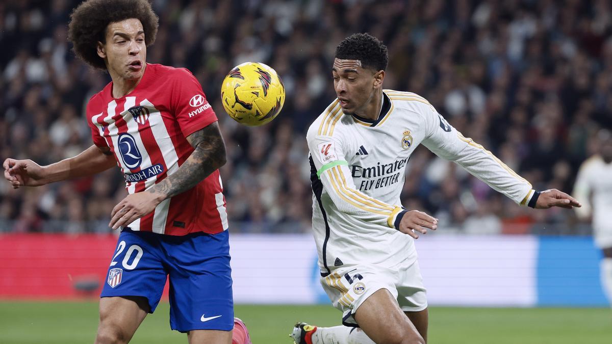 Imagen de un partido entre el Real Madrid y el Atlético