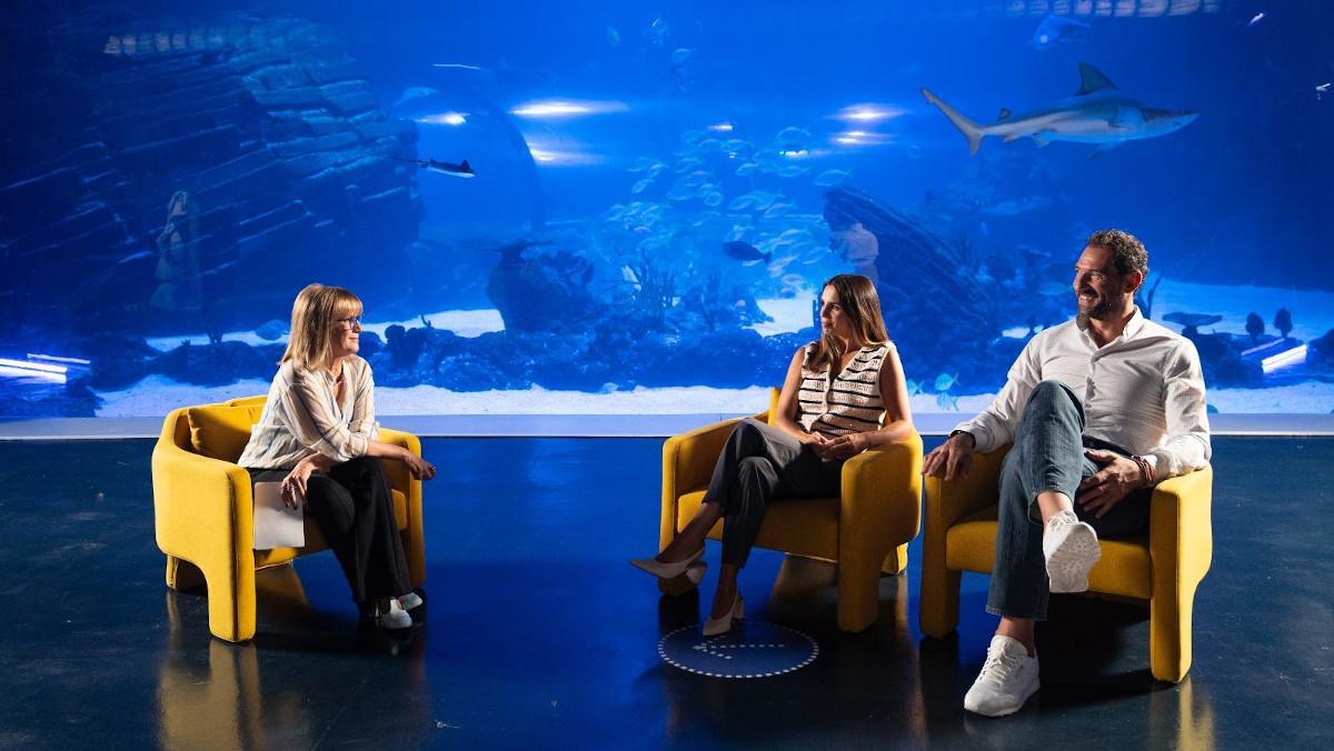 Gemma Nierga, con Elena Furiase y Jorge Garbajosa