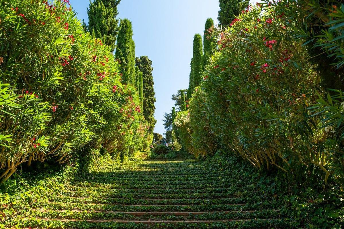 Costa Brava, jardin botánico, Jardines de Santa Clotilde