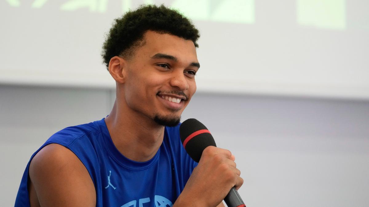 Victor Wembanyama, pívot de los San Antonio Spurs