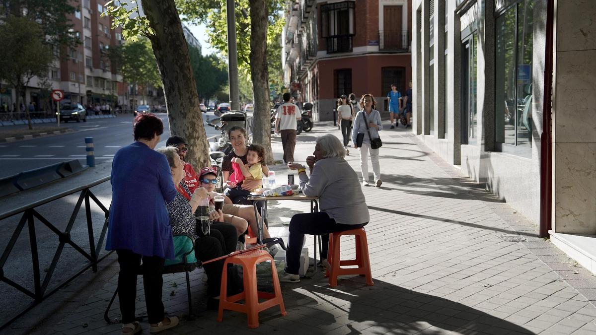 Apagón eléctrico en Madrid.