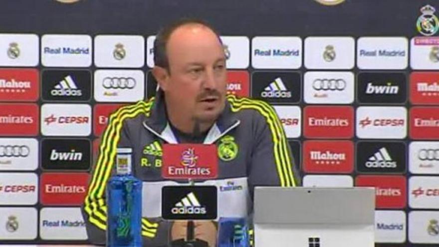 Benítez: &quot;James es un buen chico, es serio&quot;