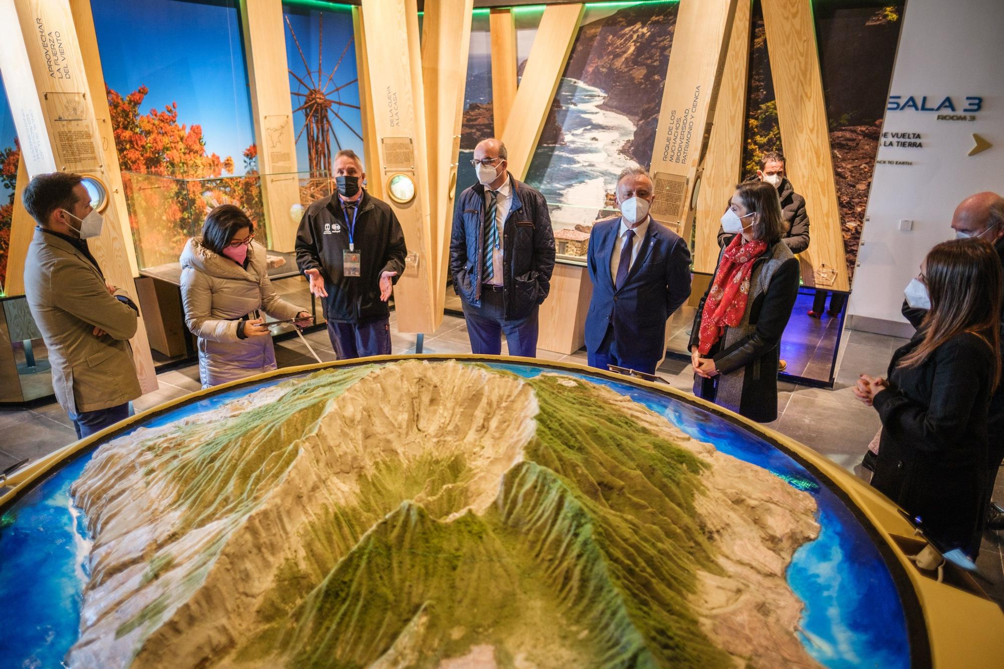 Inauguración del centro de interpretación en el Roque de los Muchachos, en La Palma (19/12/2021)