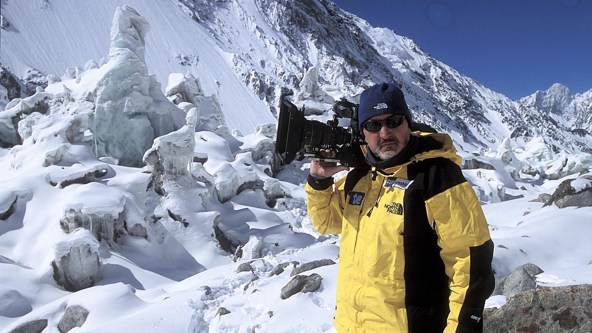 Sebastián Álvaro en El K2 en el año 2004.