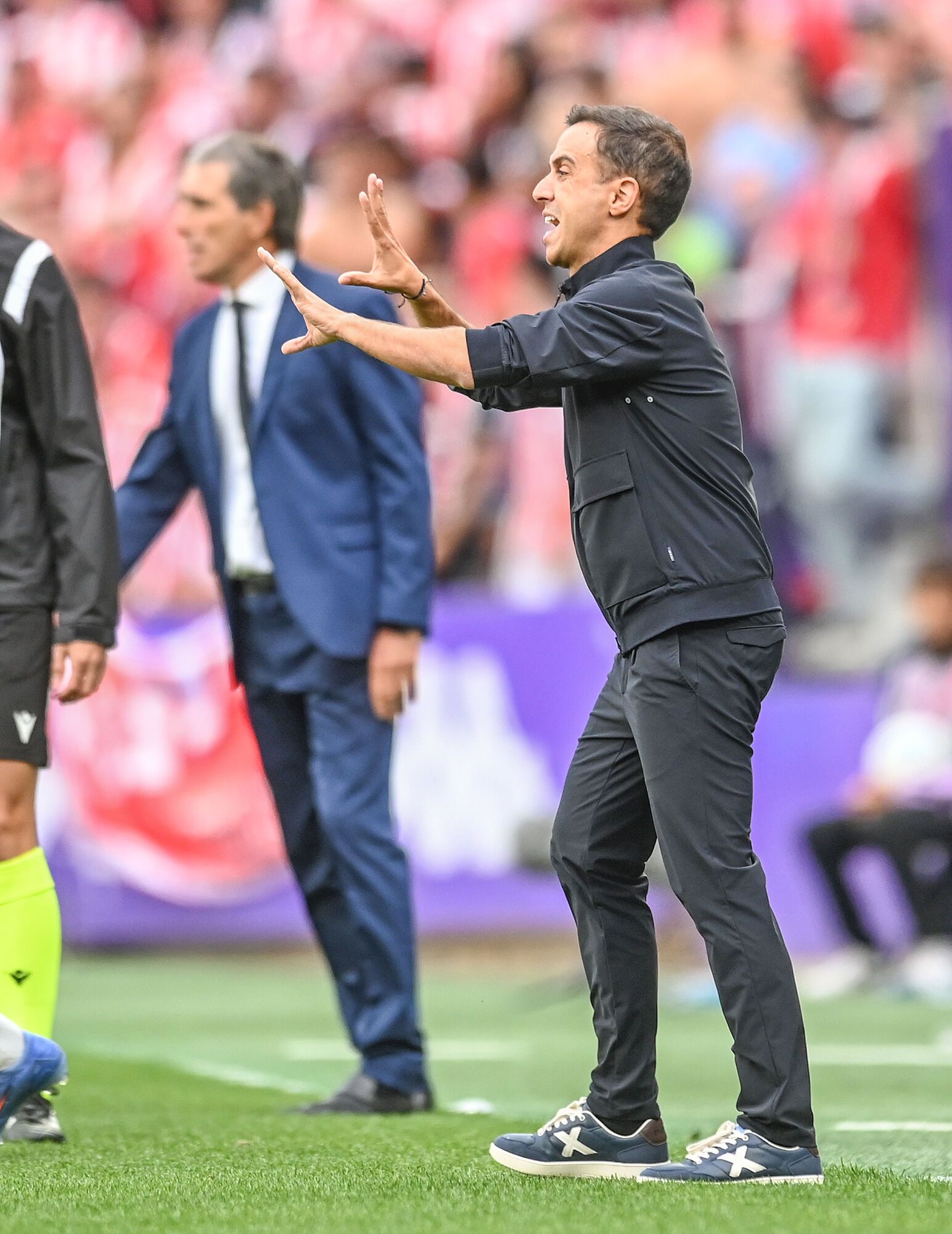 Fútbol. Partido correspondiente a la jornada 10 de Segunda División temporada 2025-2026 entre el Real Valladolid y el Sport. Gijón. Estadio Municipal José Zorrilla Partido de la Liga Hypermotion entre el Real Valladolid CF y el Real Sporting celebrado en el estadio José Zorrilla, Valladolid. 19/10/2025 - Ricardo Ordóñez