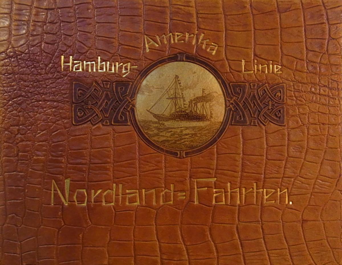 Albúm de fotos que adquirió Fritz en su viaje a Noruega a bordo de la Gneisenau.