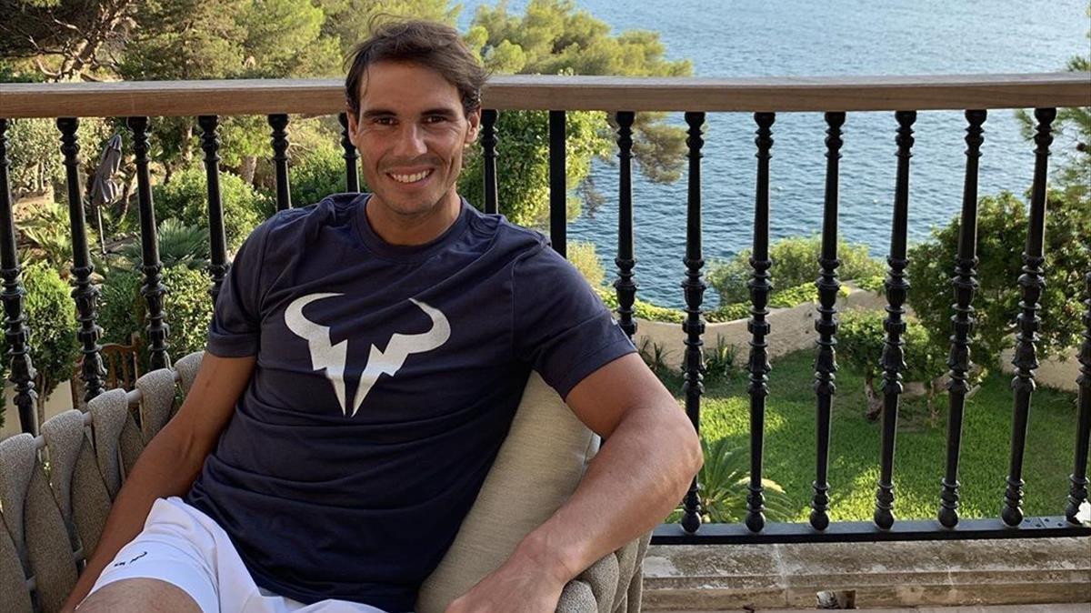 lmmarco49803636 deportes  rafa nadal en su casa de manacor tras vencer en el190927132458