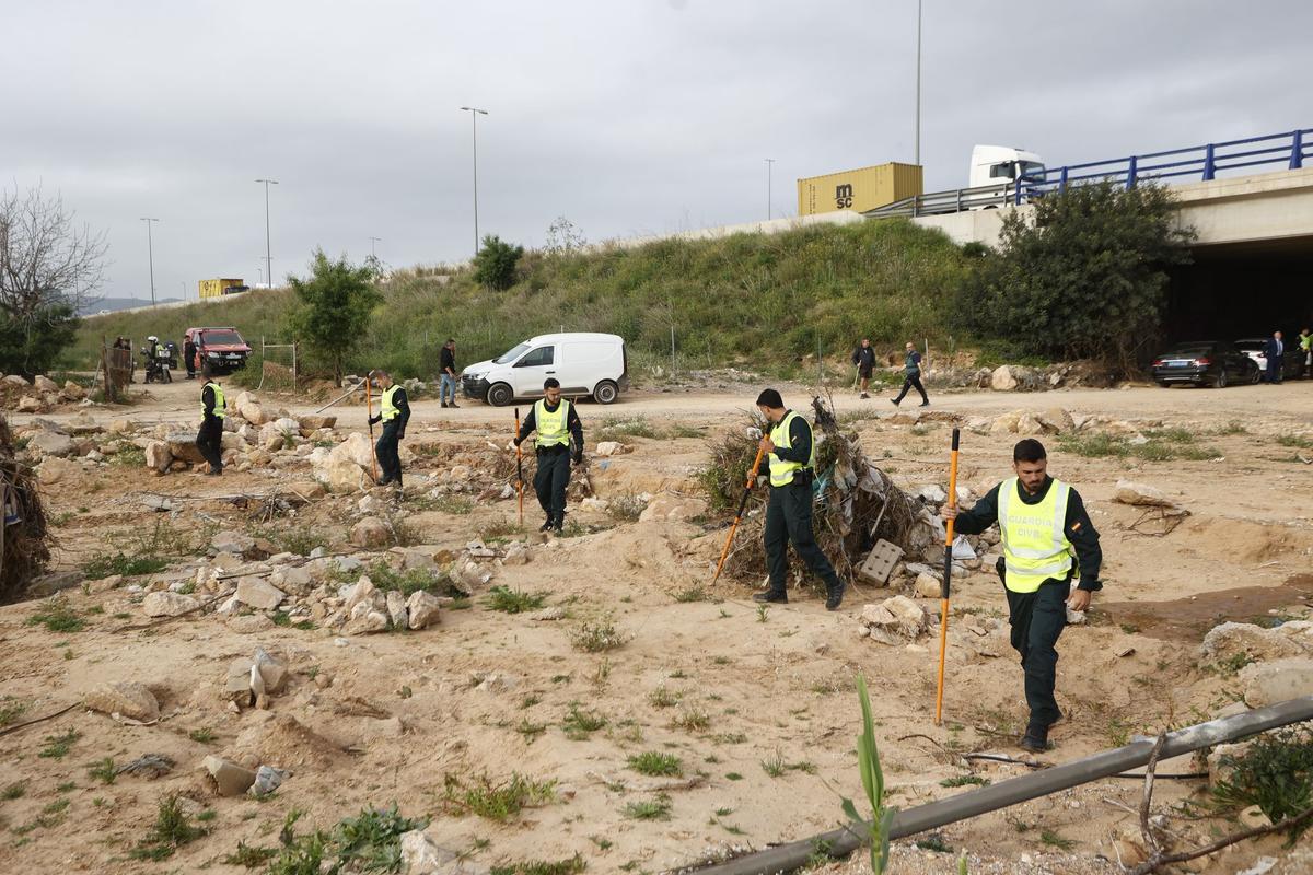 La Guardia Civil continúa la búsqueda de desaparecidos por la DANA en el Pla de Quart