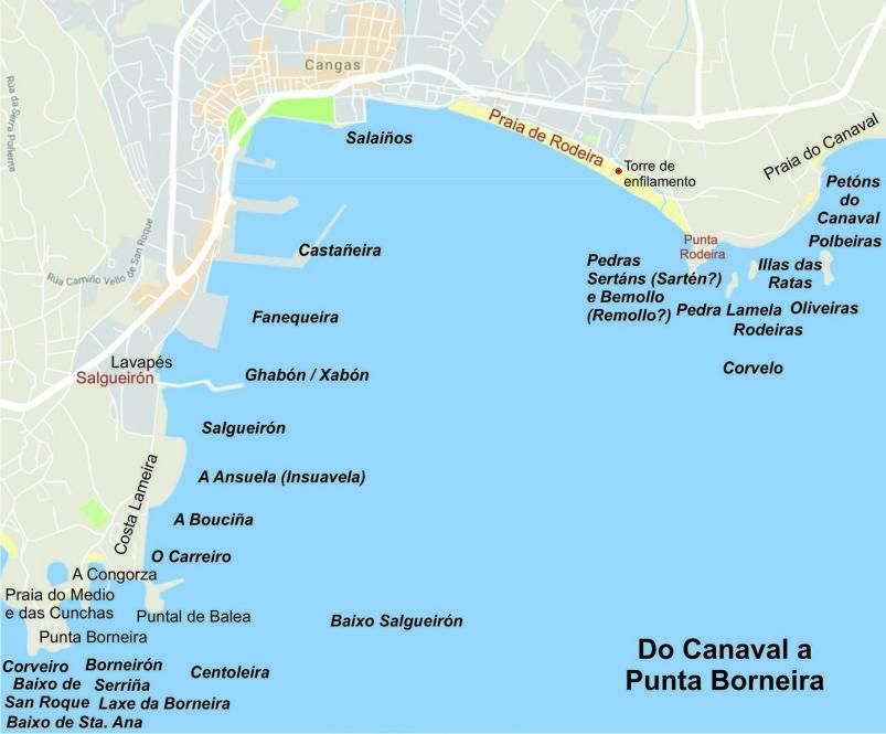De Punta Canaval a Punta Borneira. | // A.A.