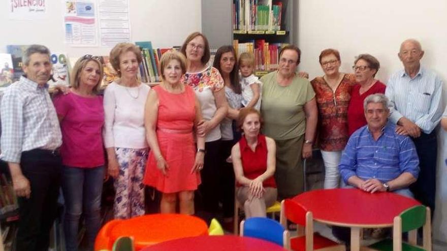 Participantes en el curso de Educación de Adultos de Villalpando.