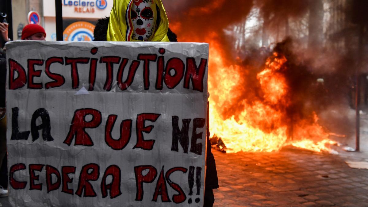 Despliege policial de máximos en Francia para la nueva jornada de protestas