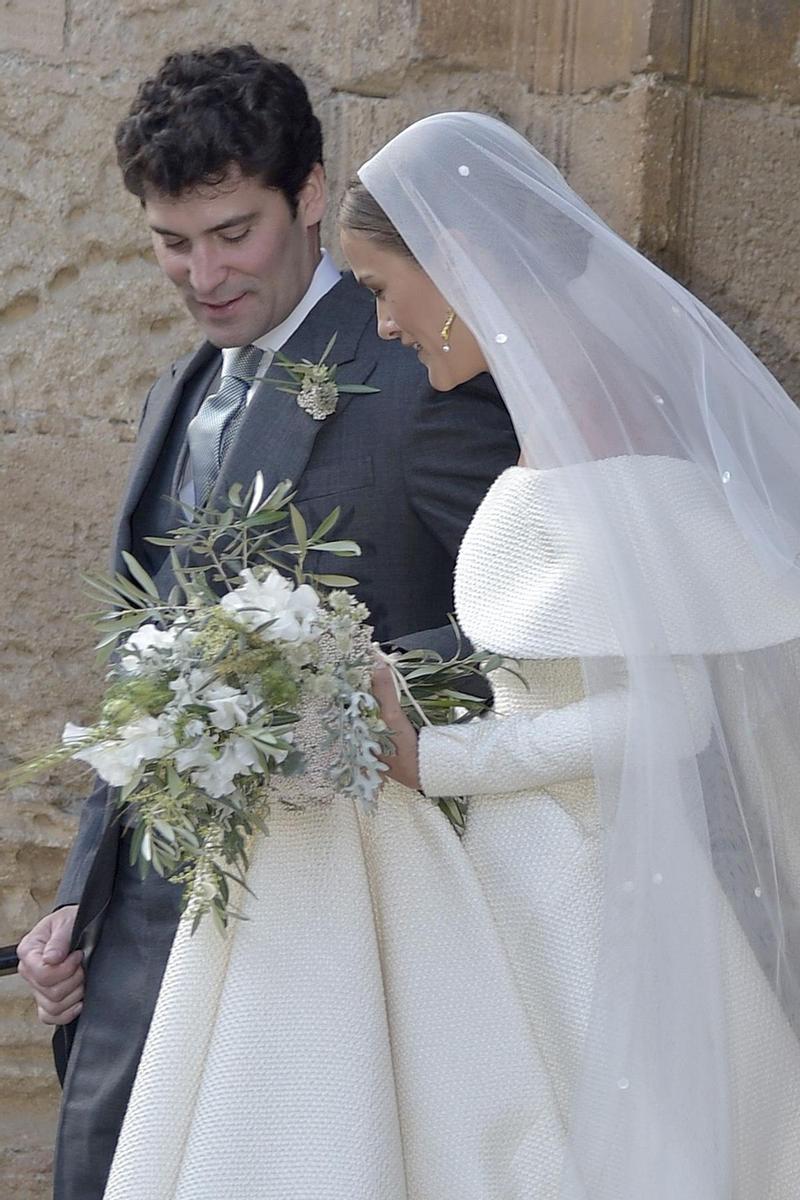 Lady Charlotte Wellesley y Alejandro Santo Domingo recién casados