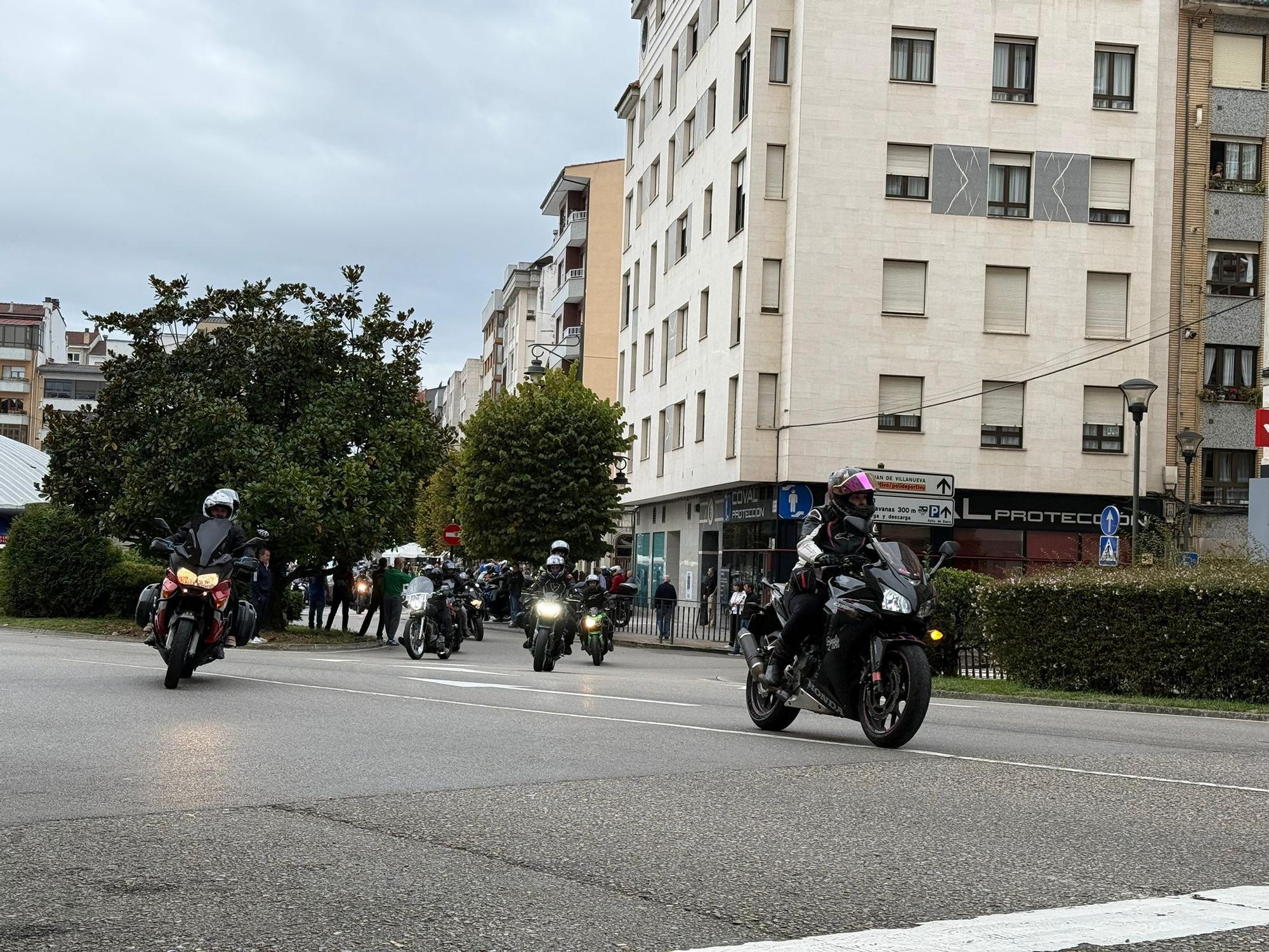Así fue la primera salida del Motoencuentro Solidario en Siero