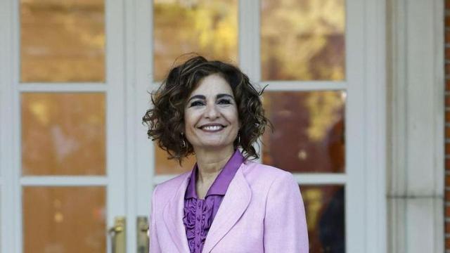 La ministra de Hacienda, María Jesús Montero, el miércoles antes del Consejo.