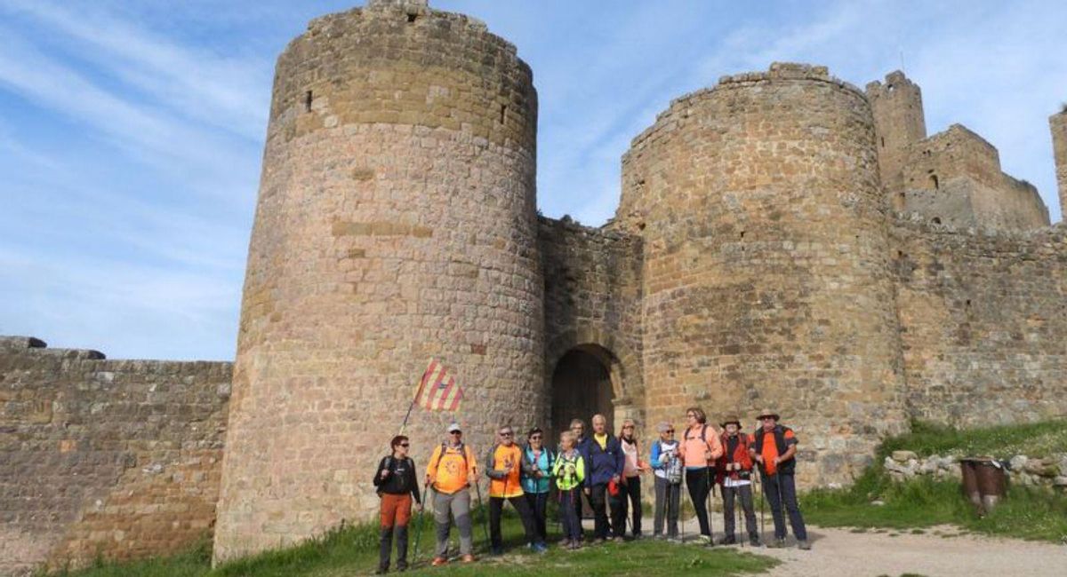 Uno de los grupos participantes en la andada. | OS ANDARINES D’ARAGÓN